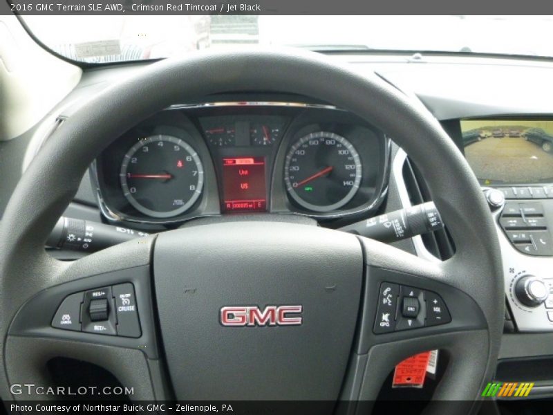Crimson Red Tintcoat / Jet Black 2016 GMC Terrain SLE AWD