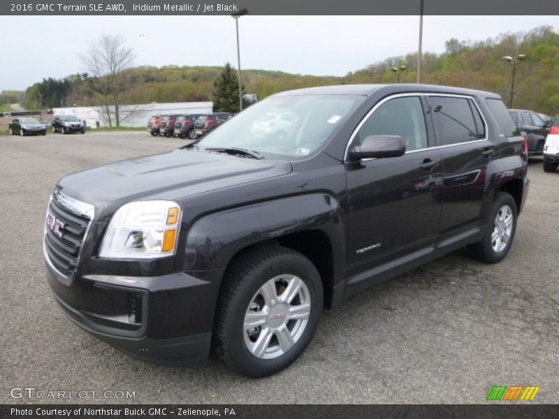 Iridium Metallic / Jet Black 2016 GMC Terrain SLE AWD