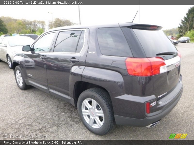 Iridium Metallic / Jet Black 2016 GMC Terrain SLE AWD