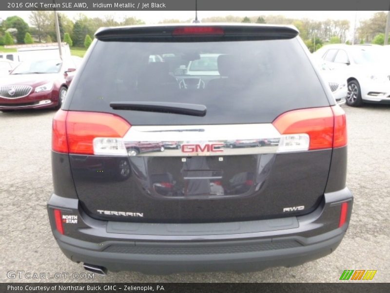 Iridium Metallic / Jet Black 2016 GMC Terrain SLE AWD