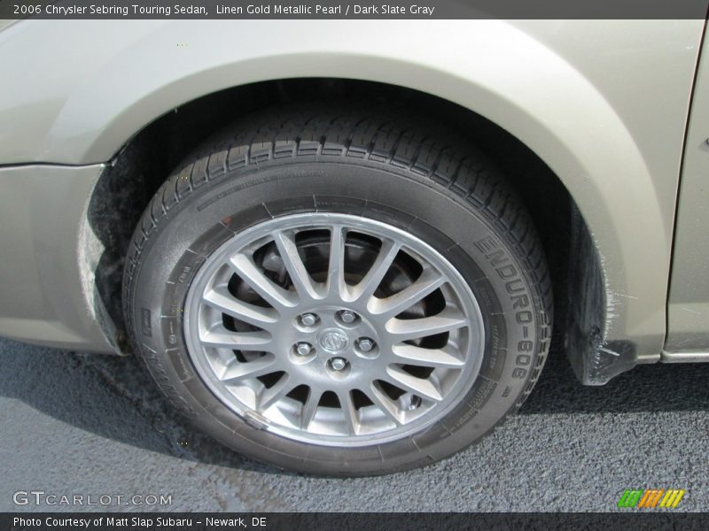 Linen Gold Metallic Pearl / Dark Slate Gray 2006 Chrysler Sebring Touring Sedan