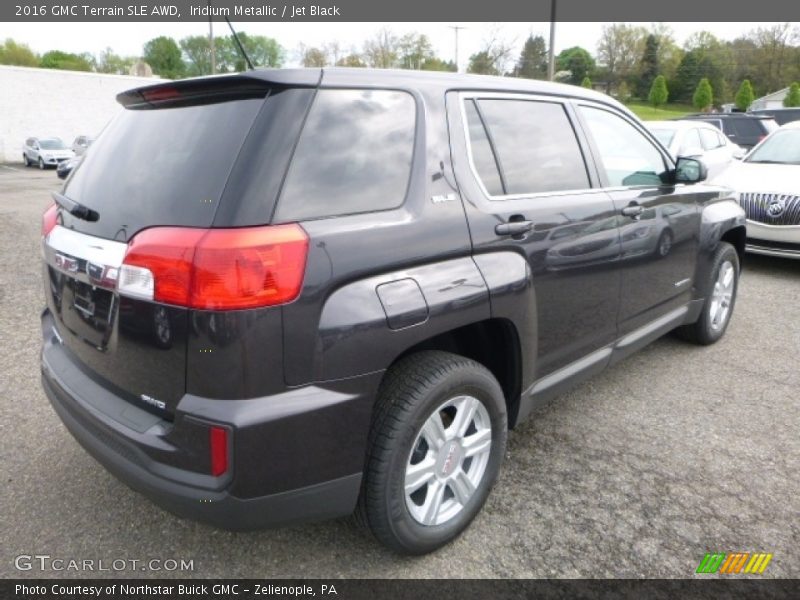 Iridium Metallic / Jet Black 2016 GMC Terrain SLE AWD