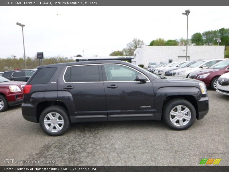 Iridium Metallic / Jet Black 2016 GMC Terrain SLE AWD