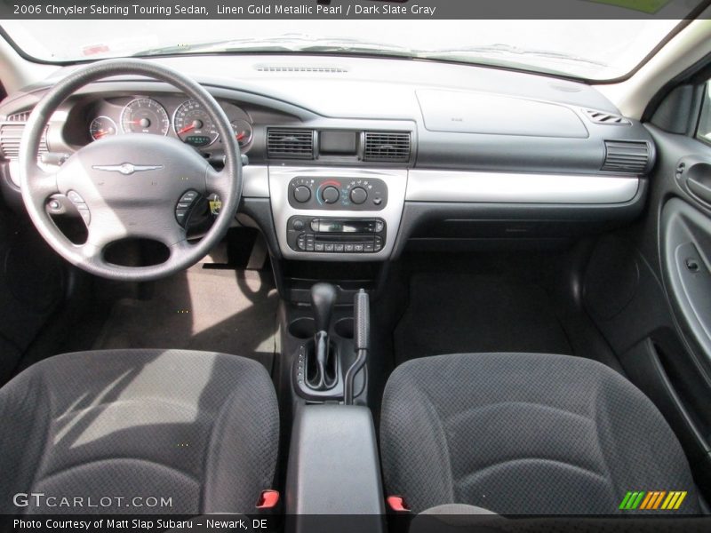Linen Gold Metallic Pearl / Dark Slate Gray 2006 Chrysler Sebring Touring Sedan