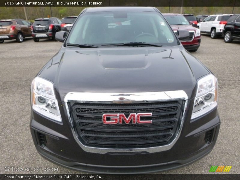 Iridium Metallic / Jet Black 2016 GMC Terrain SLE AWD