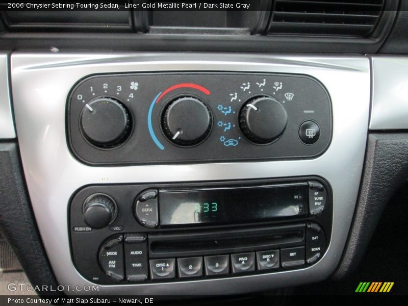 Linen Gold Metallic Pearl / Dark Slate Gray 2006 Chrysler Sebring Touring Sedan