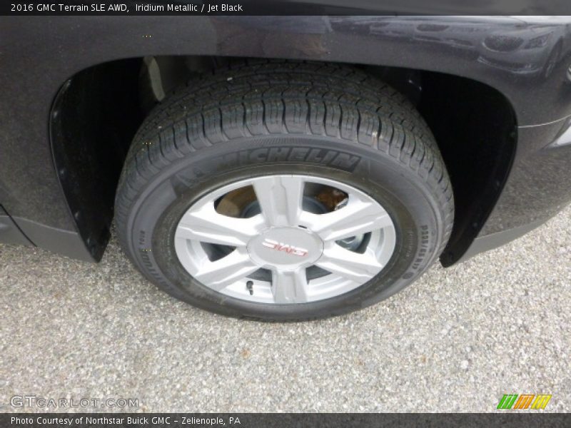 Iridium Metallic / Jet Black 2016 GMC Terrain SLE AWD
