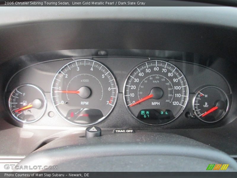 Linen Gold Metallic Pearl / Dark Slate Gray 2006 Chrysler Sebring Touring Sedan