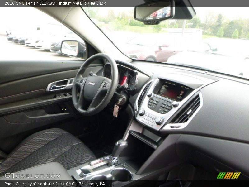 Iridium Metallic / Jet Black 2016 GMC Terrain SLE AWD