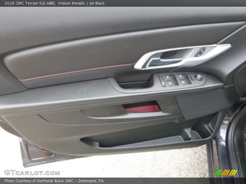 Iridium Metallic / Jet Black 2016 GMC Terrain SLE AWD
