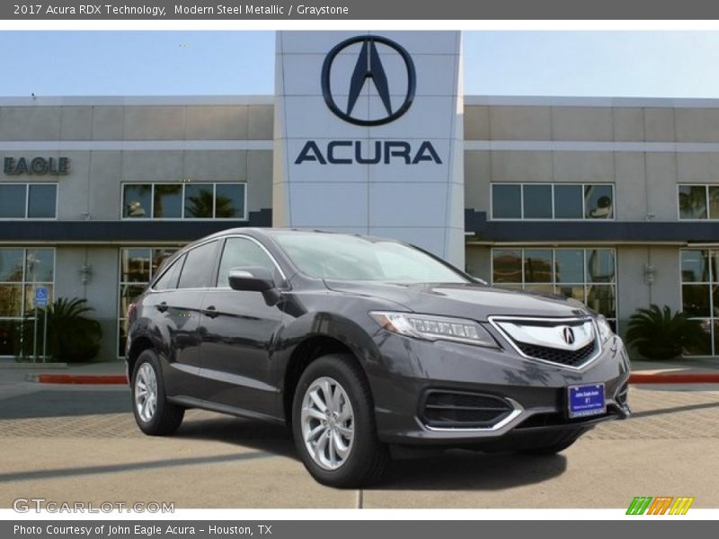 Modern Steel Metallic / Graystone 2017 Acura RDX Technology