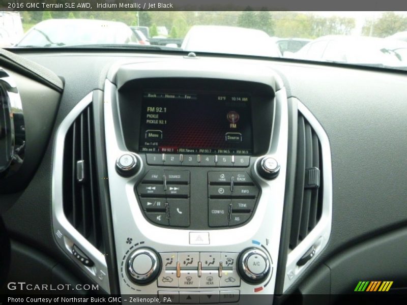 Iridium Metallic / Jet Black 2016 GMC Terrain SLE AWD