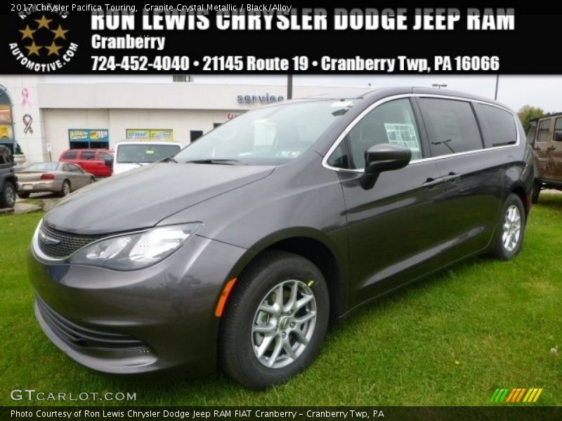 Granite Crystal Metallic / Black/Alloy 2017 Chrysler Pacifica Touring