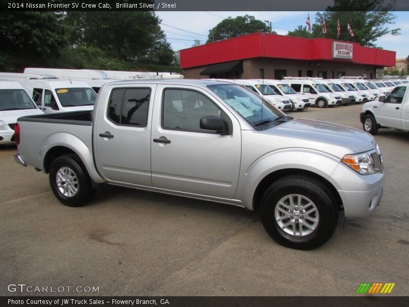 Brilliant Silver / Steel 2014 Nissan Frontier SV Crew Cab