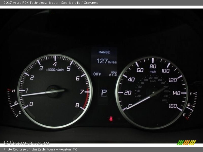 Modern Steel Metallic / Graystone 2017 Acura RDX Technology