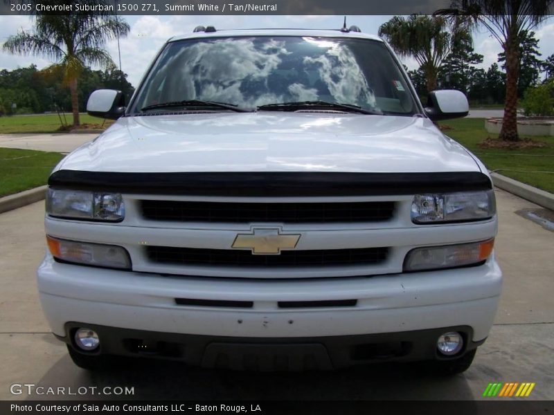 Summit White / Tan/Neutral 2005 Chevrolet Suburban 1500 Z71