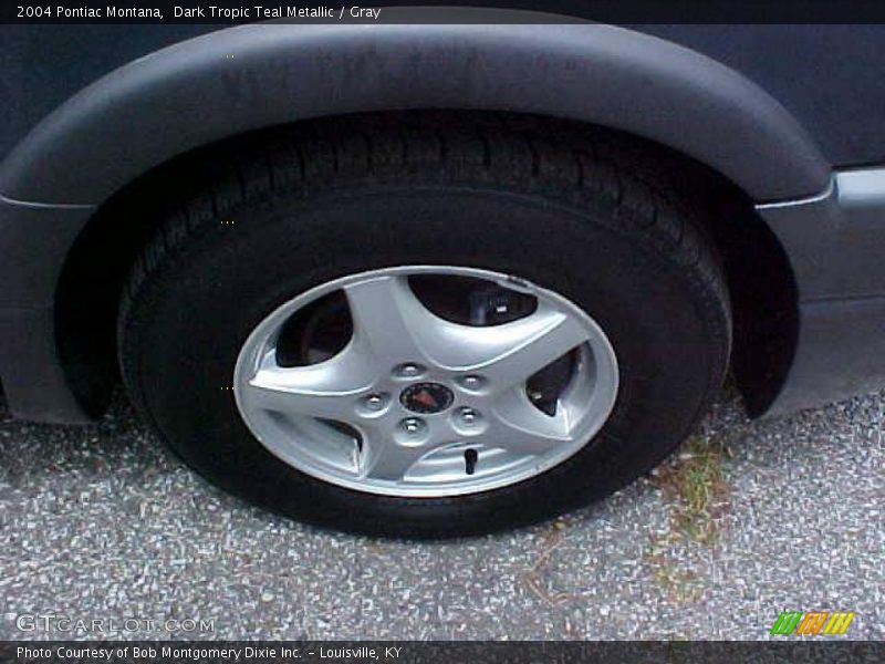 Dark Tropic Teal Metallic / Gray 2004 Pontiac Montana