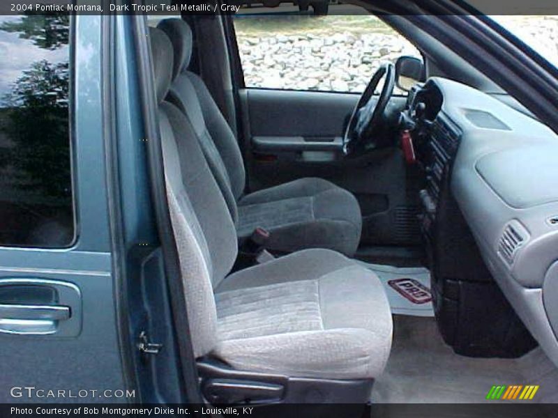 Dark Tropic Teal Metallic / Gray 2004 Pontiac Montana