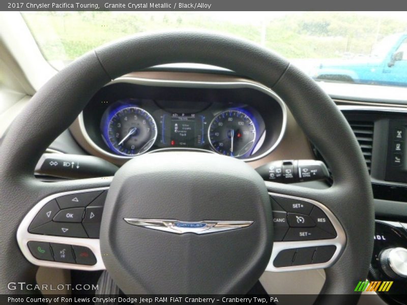 Granite Crystal Metallic / Black/Alloy 2017 Chrysler Pacifica Touring