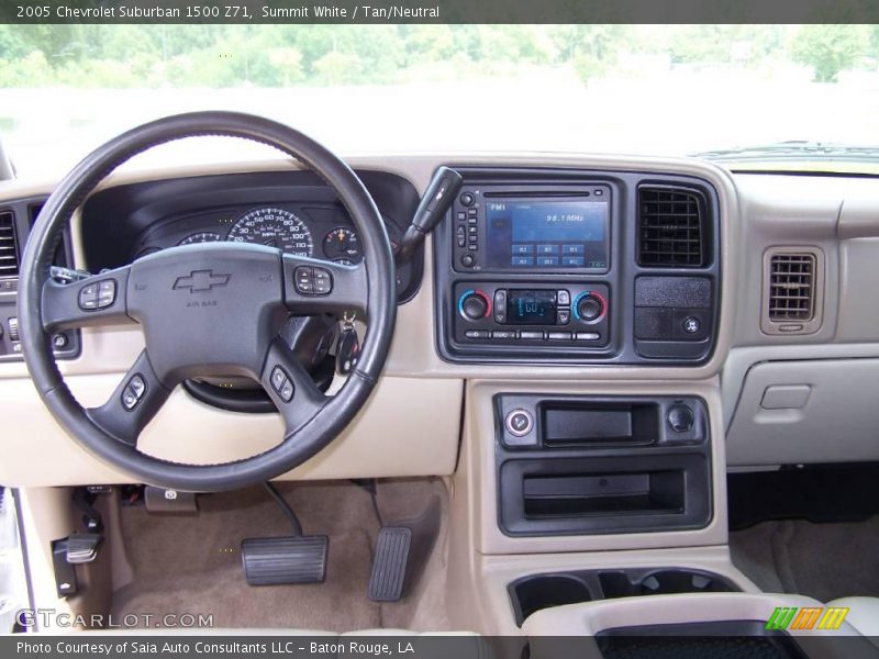 Summit White / Tan/Neutral 2005 Chevrolet Suburban 1500 Z71