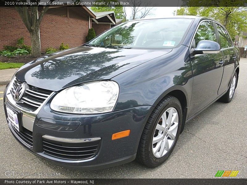 Blue Graphite Metallic / Titan Black 2010 Volkswagen Jetta SE Sedan