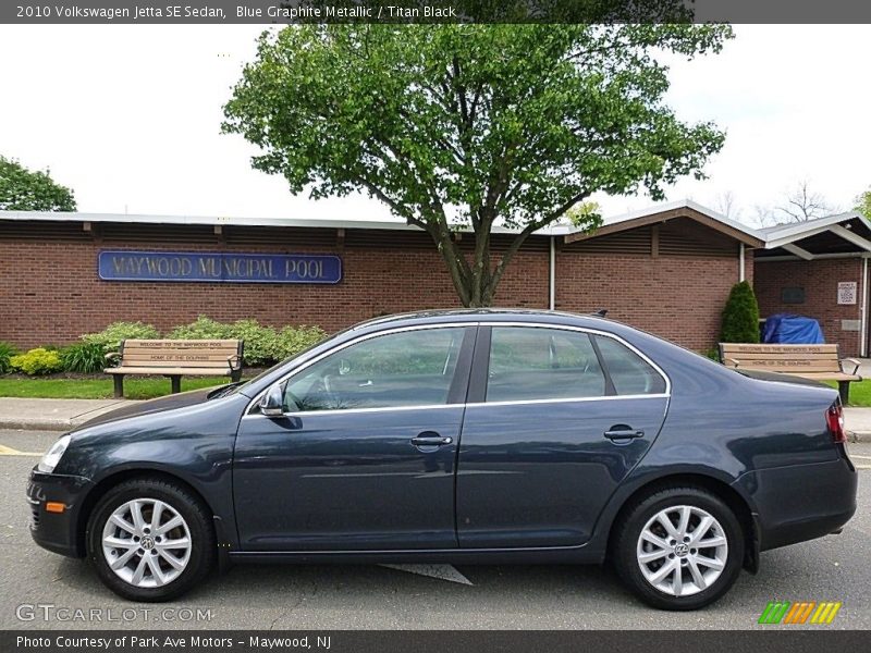 Blue Graphite Metallic / Titan Black 2010 Volkswagen Jetta SE Sedan
