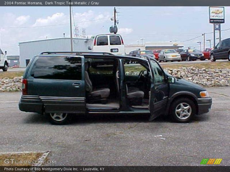 Dark Tropic Teal Metallic / Gray 2004 Pontiac Montana
