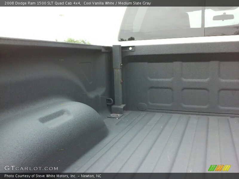 Cool Vanilla White / Medium Slate Gray 2008 Dodge Ram 1500 SLT Quad Cab 4x4