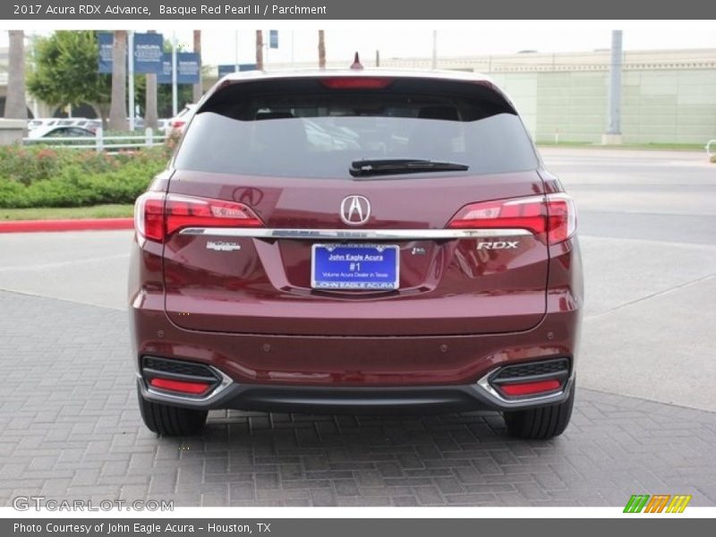 Basque Red Pearl II / Parchment 2017 Acura RDX Advance