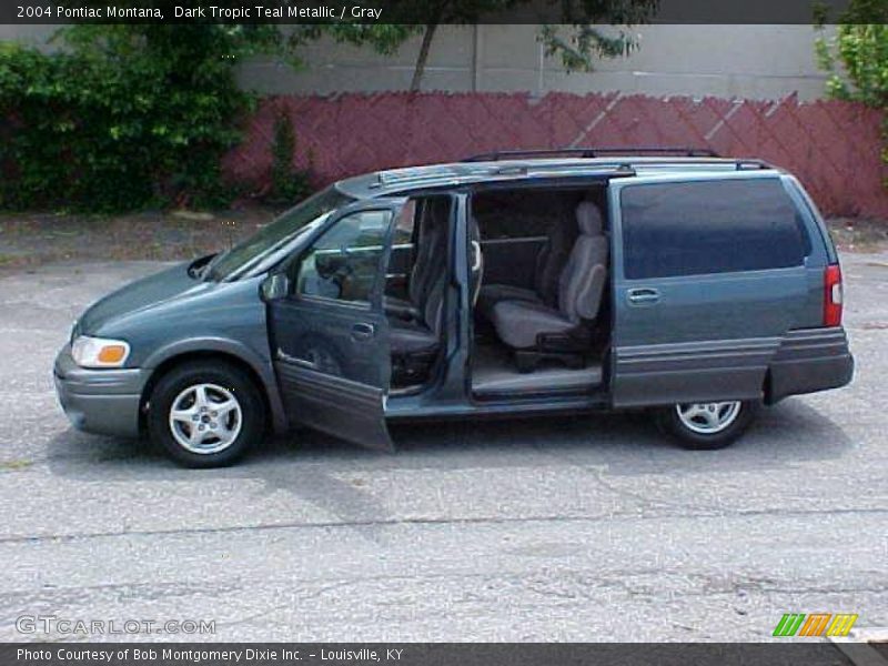 Dark Tropic Teal Metallic / Gray 2004 Pontiac Montana