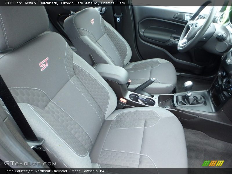 Tuxedo Black Metallic / Charcoal Black 2015 Ford Fiesta ST Hatchback