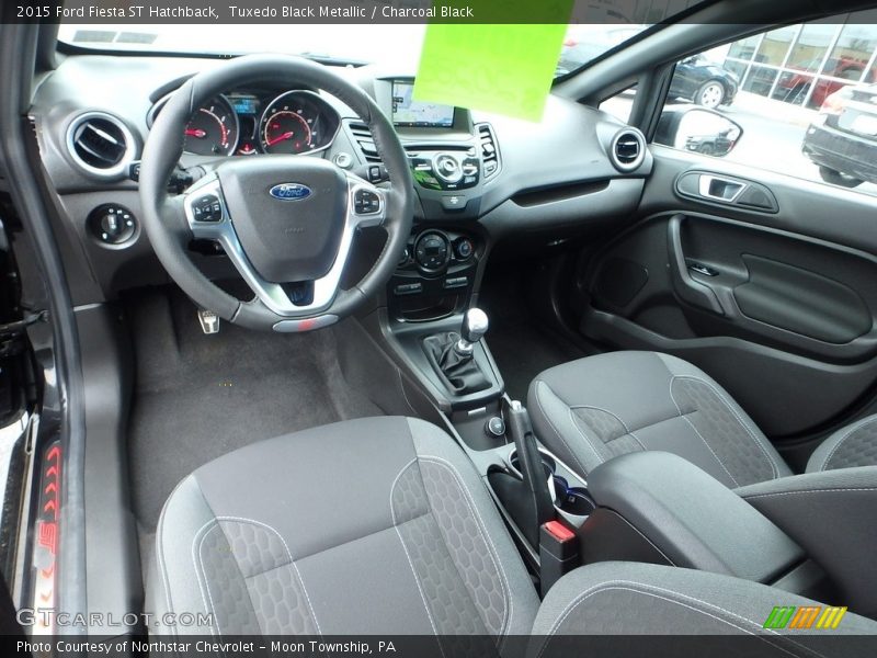 Tuxedo Black Metallic / Charcoal Black 2015 Ford Fiesta ST Hatchback