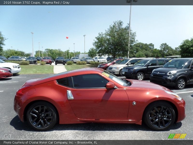 Magma Red / Gray 2016 Nissan 370Z Coupe