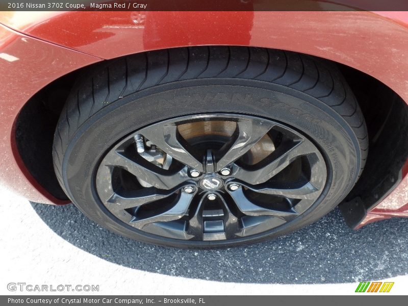 Magma Red / Gray 2016 Nissan 370Z Coupe