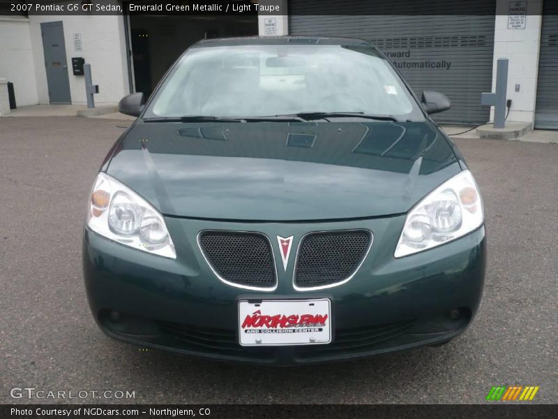 Emerald Green Metallic / Light Taupe 2007 Pontiac G6 GT Sedan