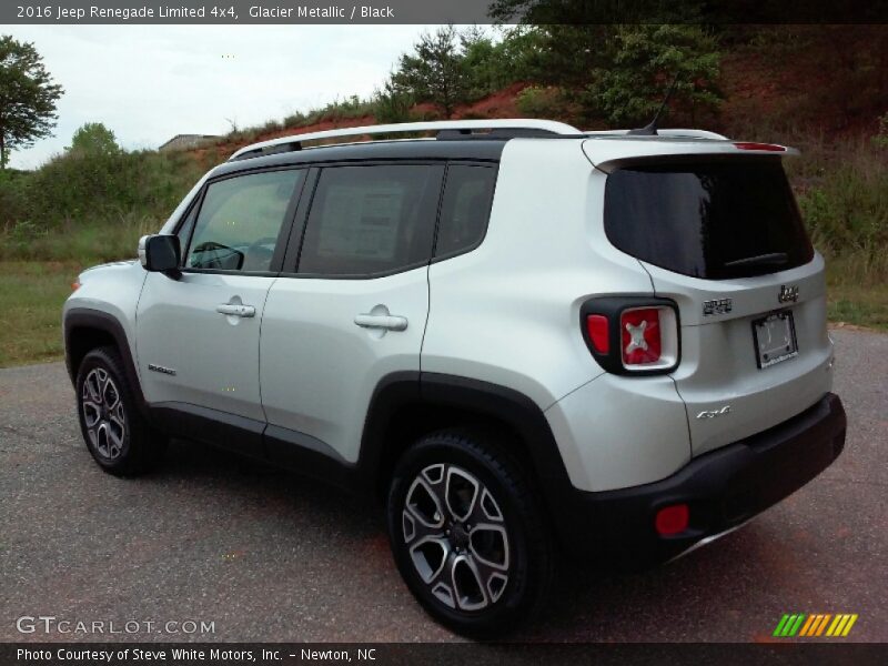 Glacier Metallic / Black 2016 Jeep Renegade Limited 4x4