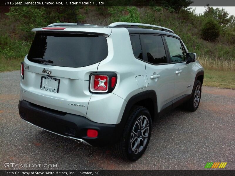 Glacier Metallic / Black 2016 Jeep Renegade Limited 4x4