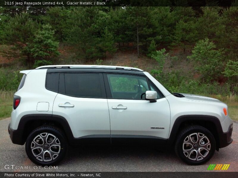 Glacier Metallic / Black 2016 Jeep Renegade Limited 4x4