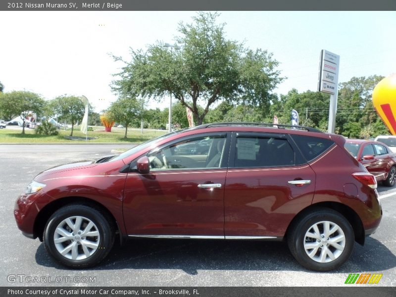 Merlot / Beige 2012 Nissan Murano SV