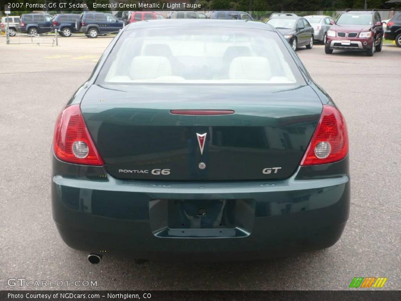 Emerald Green Metallic / Light Taupe 2007 Pontiac G6 GT Sedan