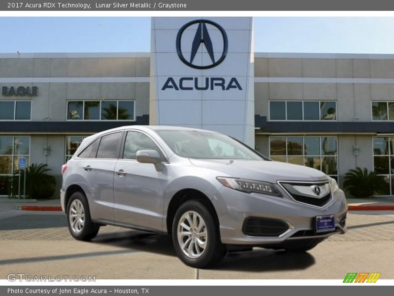 Lunar Silver Metallic / Graystone 2017 Acura RDX Technology