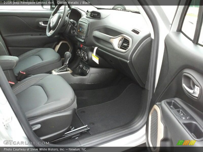 Glacier Metallic / Black 2016 Jeep Renegade Limited 4x4