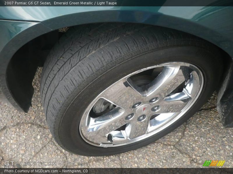 Emerald Green Metallic / Light Taupe 2007 Pontiac G6 GT Sedan