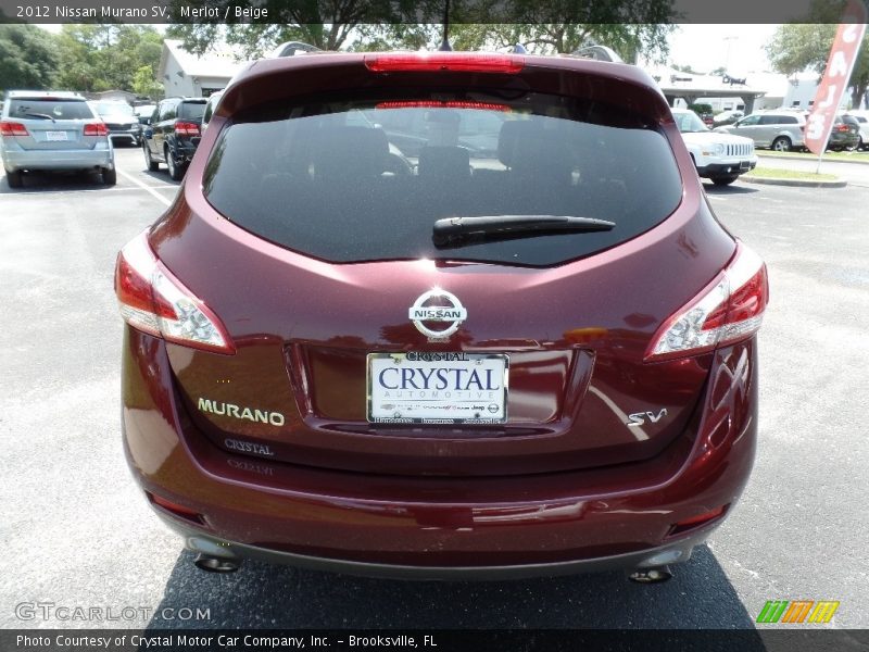 Merlot / Beige 2012 Nissan Murano SV