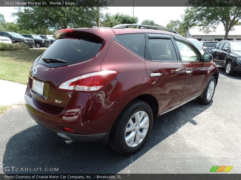 Merlot / Beige 2012 Nissan Murano SV