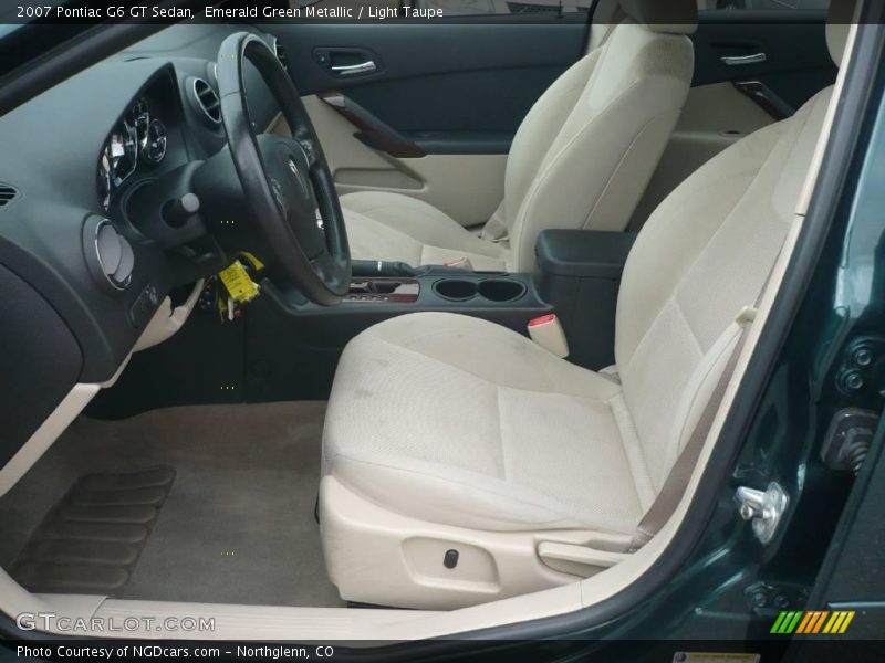 Emerald Green Metallic / Light Taupe 2007 Pontiac G6 GT Sedan