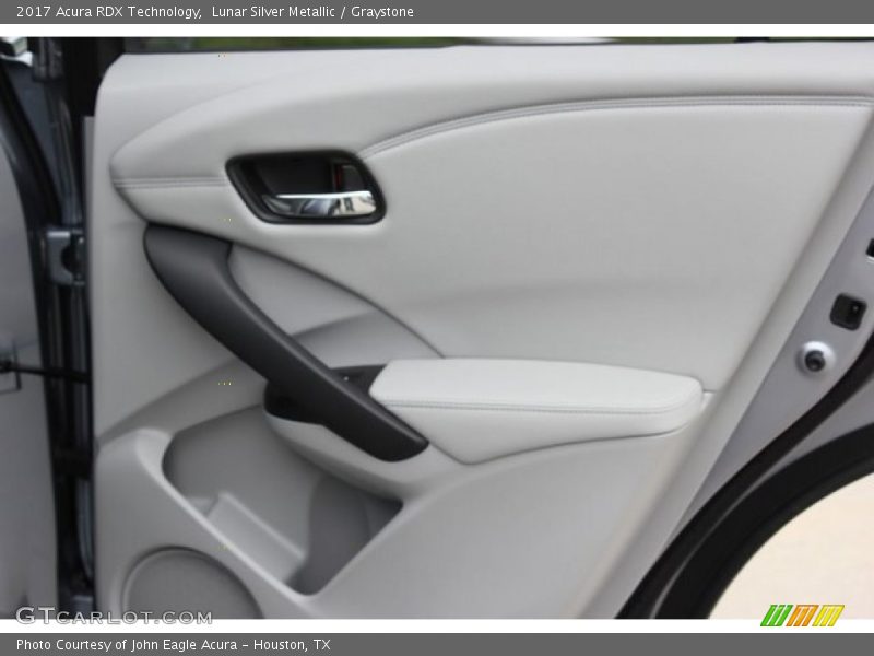 Lunar Silver Metallic / Graystone 2017 Acura RDX Technology