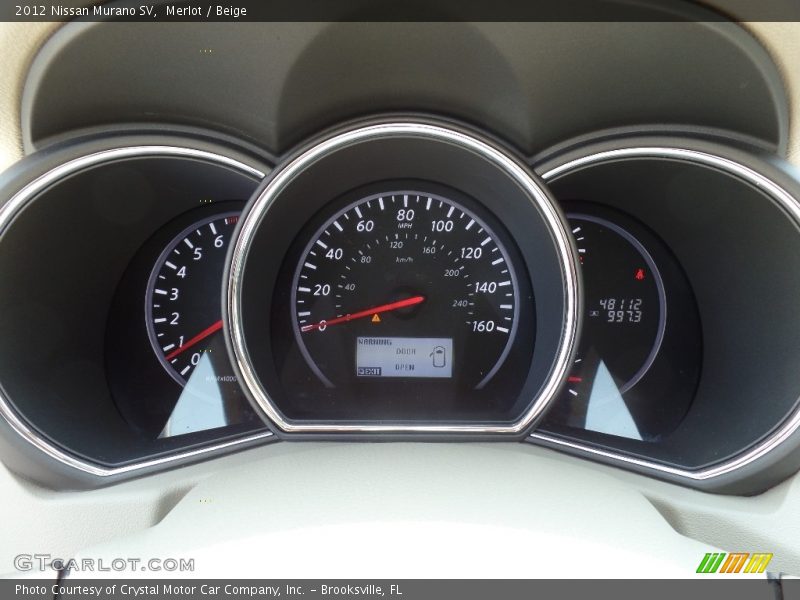 Merlot / Beige 2012 Nissan Murano SV