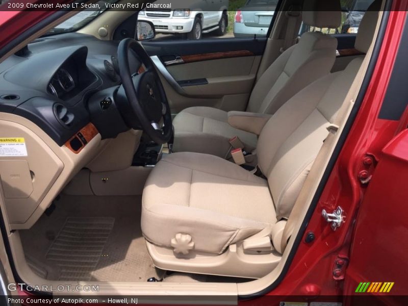 Victory Red / Charcoal 2009 Chevrolet Aveo LT Sedan