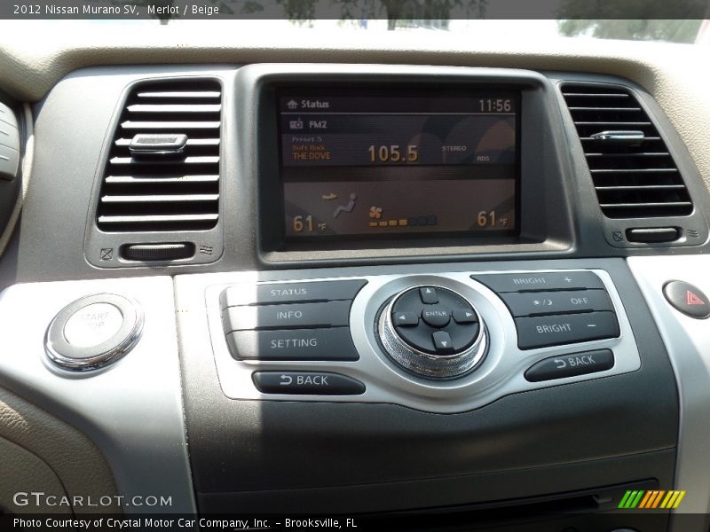 Merlot / Beige 2012 Nissan Murano SV